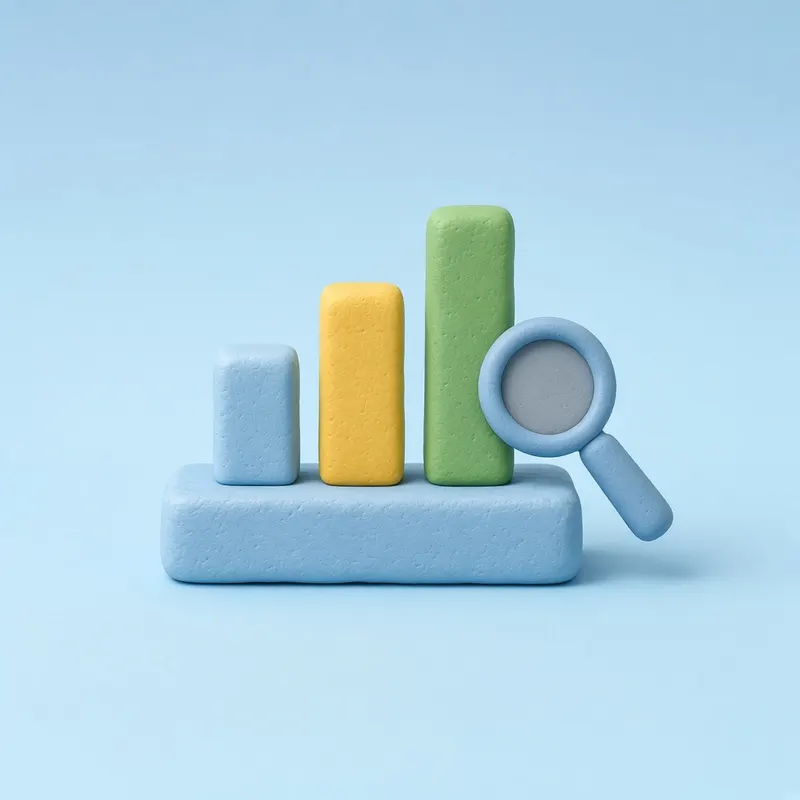 Data clay illustration